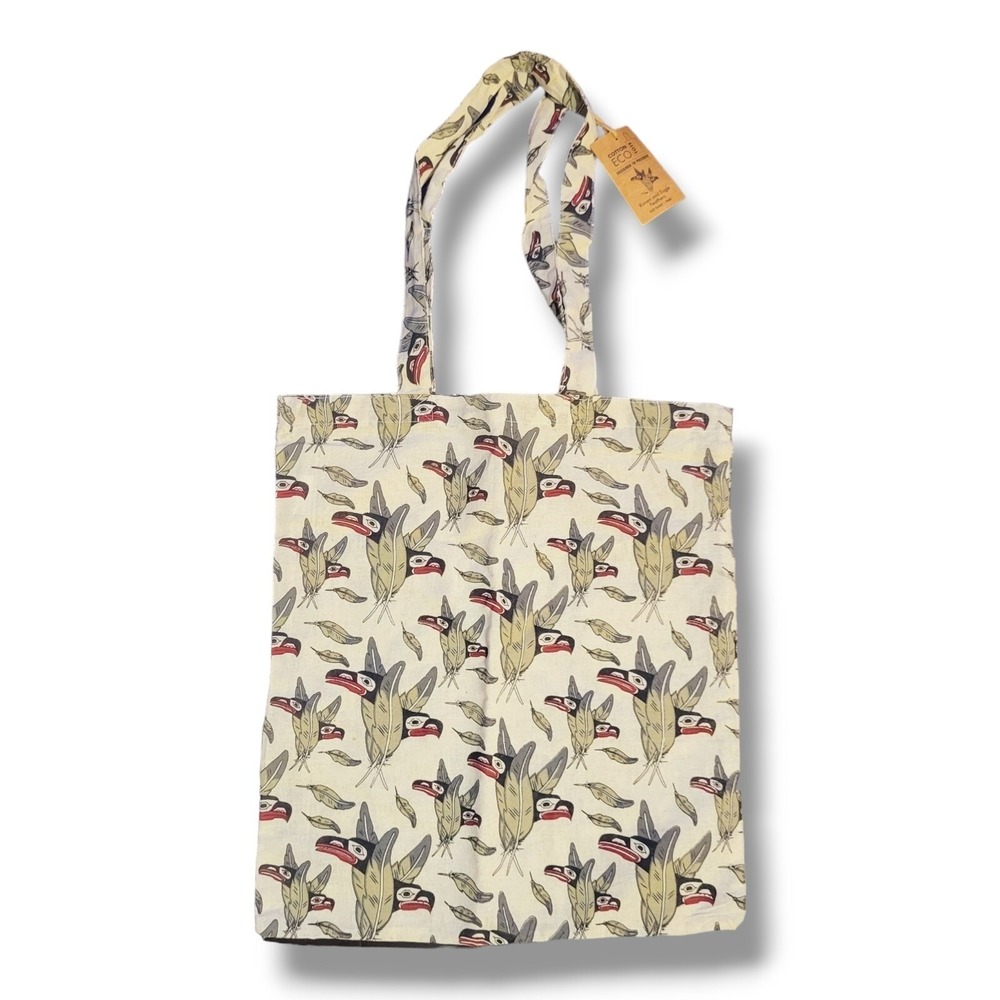 Eco Tote by Keith Bedard Haida Jungle Ravens and Eagle Tropical Amazonia Beachy